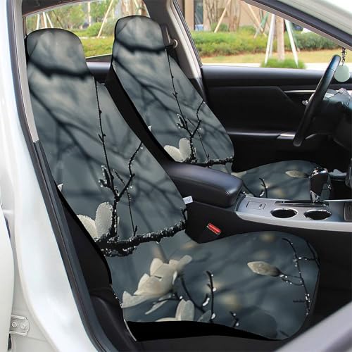 Housse de siège avant pour voiture et SUV, lot de 2 protections universelles à sangles élastiques