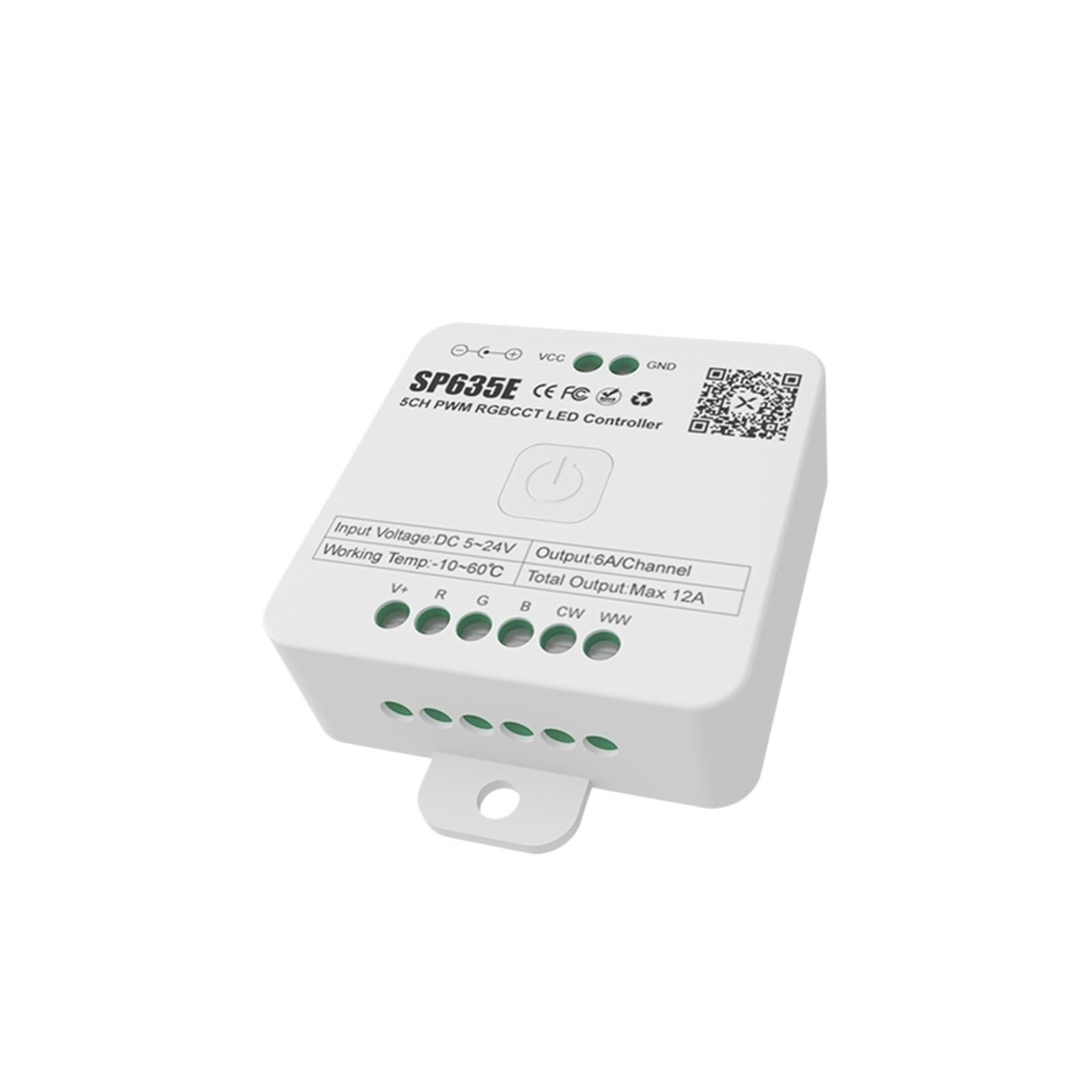 Contrôleur intelligent SPI PWM pour barre lumineuse pixel RGBW et COB 12V 24V