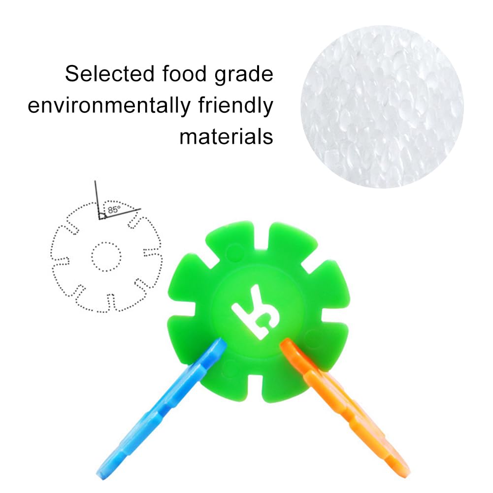 HCVGCM Steckblumen 500 Teile - Schneeflocken Bausteine Lernspielzeug Ab 3 Jahre