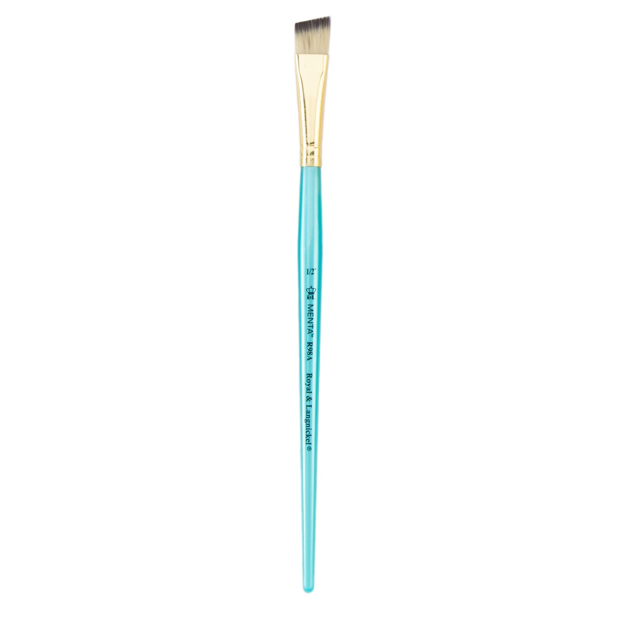 Menta Synthetic Blend Angular Brush - 1"