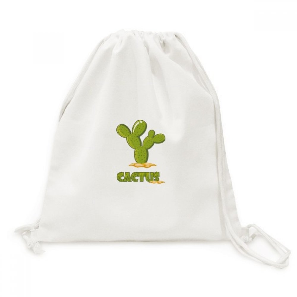 Sac à dos en toile cactus à cordon contre les sacs lourds - 5