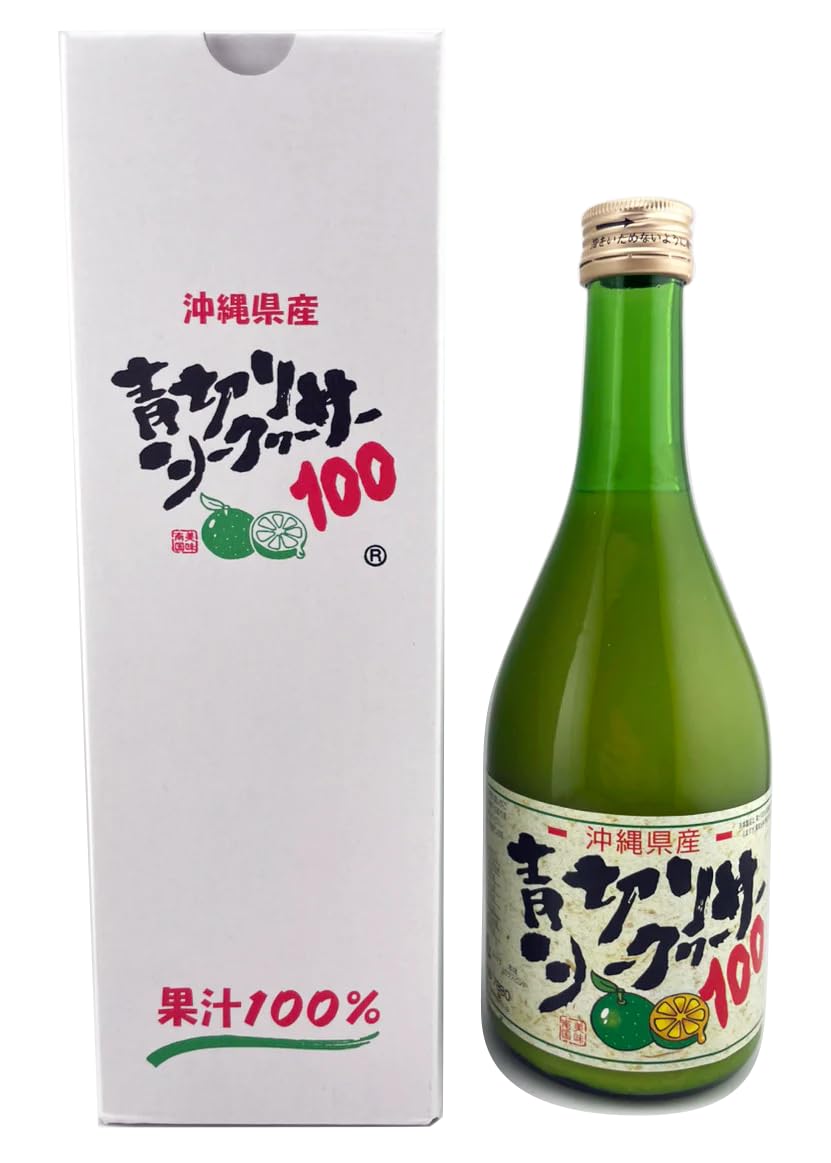 Amazon.co.jp: 沖縄特産販売 青切りシークワーサー100 500ml ×3本 