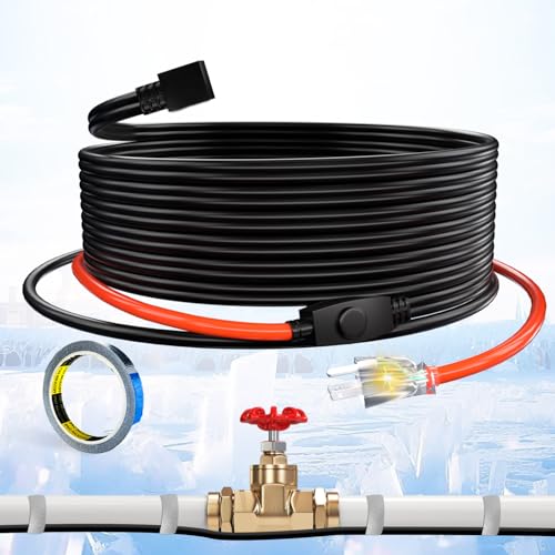 TOPDURE Heat Tape for Water Pipes Pipe Freeze Protect Heating Cable 3FT