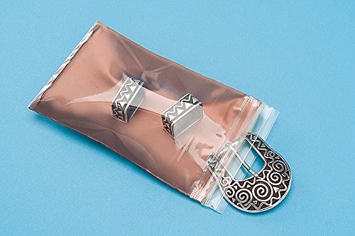 Anti-Tarnish Poly Zip Lock Bags, 6 by 6 Inches, Pack of 10 | PKG-606.80