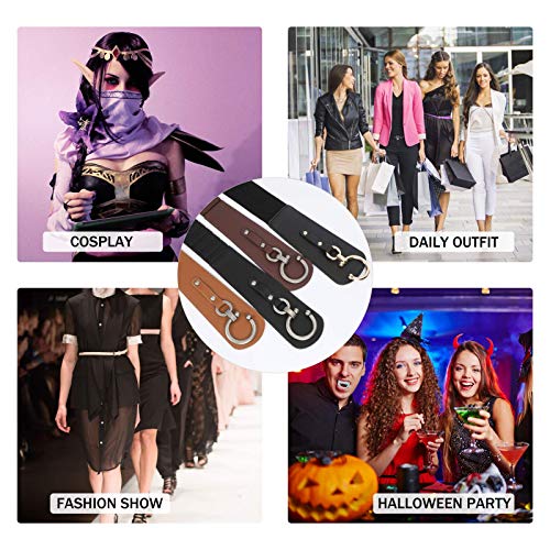 Jasgood JA027-A-BLACK-XL Women'S Fashion Vintage Wide Elastic Stretch Waist Belt thumb #5