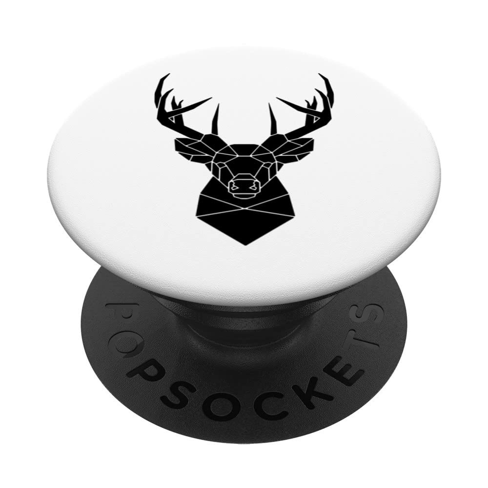 Geometric Stag PopSockets Swappable PopGrip