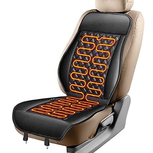 ELUTO Car Seat Covers PU Leather Front Seat Covers Auto Seat Covers Protector Front Seat Covers Fit Most Sedans Truck SUV