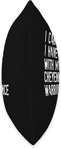 Miniatura 2 de I Can't I Have Plans with My Cheyenne Warrior Prince Throw Pillow, 16x16, Multicolor