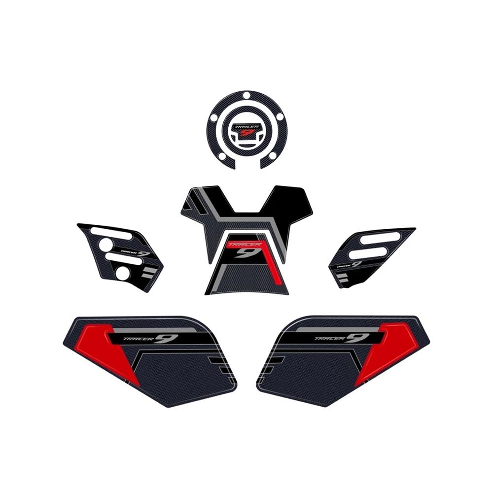 Side Fuel Tank Protection Pad for YAM&AHA for Tracer 9 GT Tracer9 2021 - Motorcycle Sticker Decal Traction Fuel Decal Tank