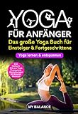 Yoga für Anfänger: Das große Yoga Buch für Einsteiger & Fortgeschrittene - Yoga lernen & entspannen - Inkl. Hatha & Bikram Yoga, Pranayama Atemübungen und 30 Minuten Workout - Übungen mit Bildern