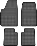 ✅ Rutchfeste Rückseite Fußmatten Vorne, Hinten 4er Set für Kia Clarus 1996-2001 / Kia Carens Kombi Gummi Gumimatten