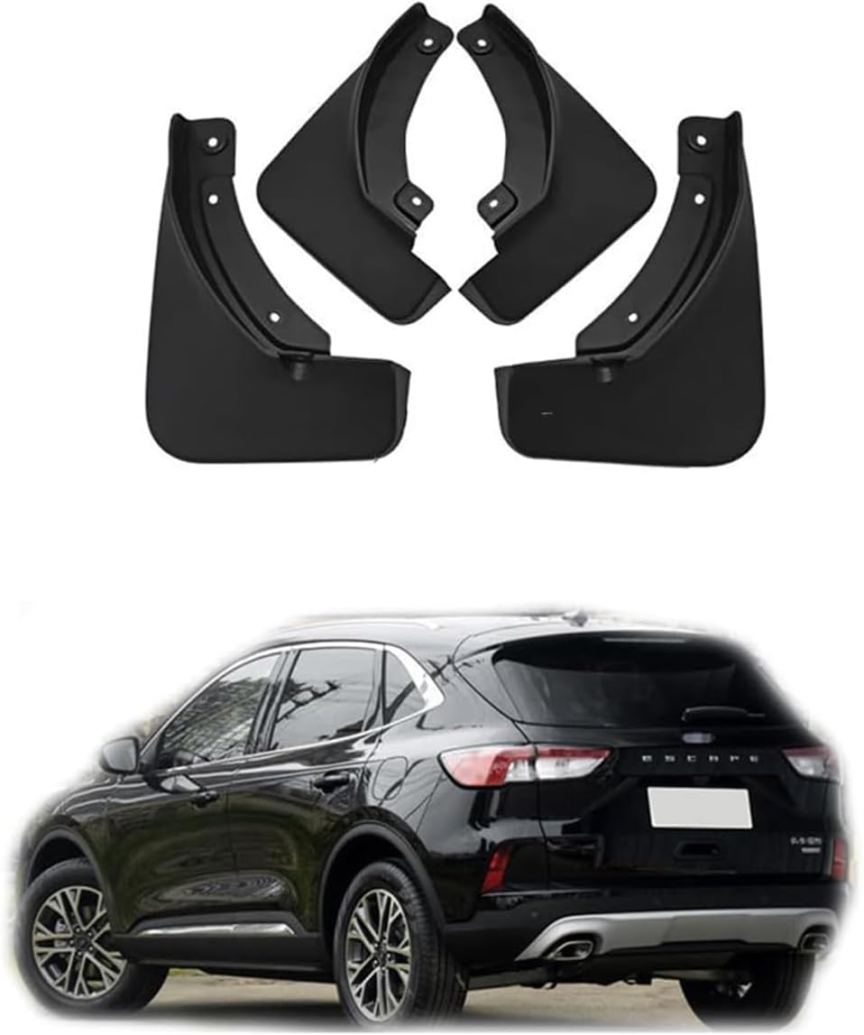 PLAKDFUU Car Mud Flaps for Escape 2020-2024, Styling Body Accessories Splash Guards Fender (Set of 4)