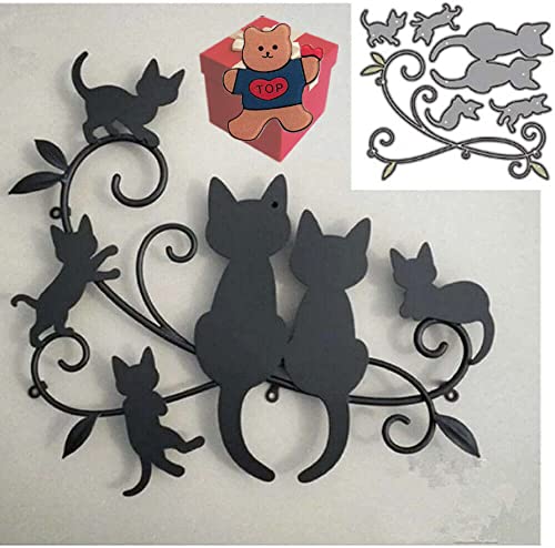 Honsik - Set di 3 fustelle in metallo a forma di margherita, stencil 3D per fai da te, album fotografici, album fotografici, decorazioni in rilievo, per realizzare biglietti