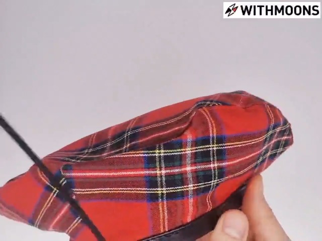 WITHMOONS Cotton Plaid Beret Hat Tartan Check French Beanie Cap