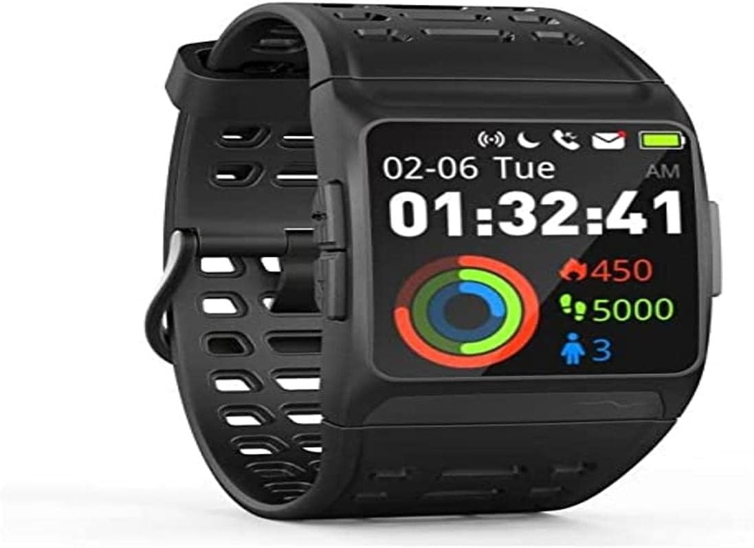Wee'Plug Unisex Explorer 3S Black Connect E GPS Watch, Black, One Size EU