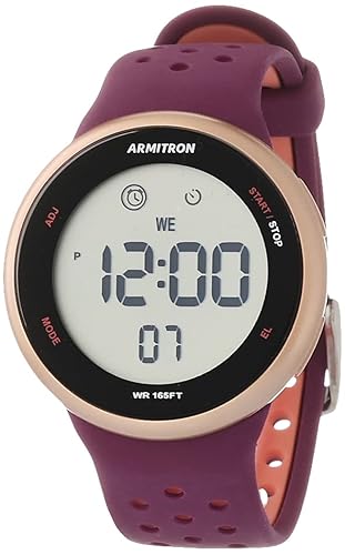 Sport Unisex Digital Chronograph Silicone Strap Watch, 40/8423