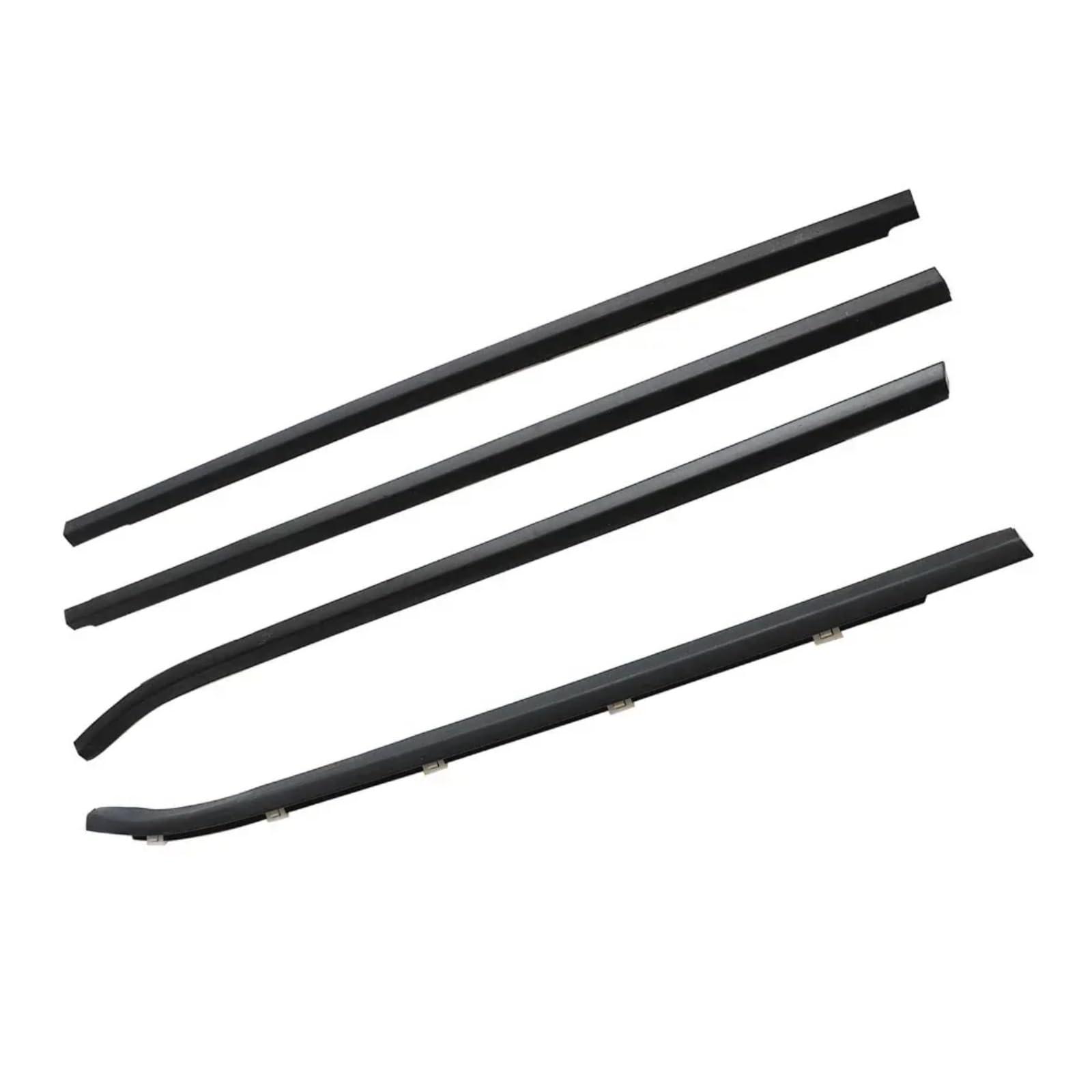 Automotive Window Seals Compatible with Hyundai for I30 FD Hatch 2008-2011 4pcs Car Outer Window Weatherstrip Strip Sealing Belt 822102L000