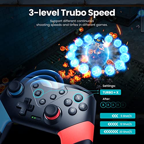 Voyee S03 Switch Controllers Compatible With Switch/Lite/Oled, Switch Pro Controller thumb #3