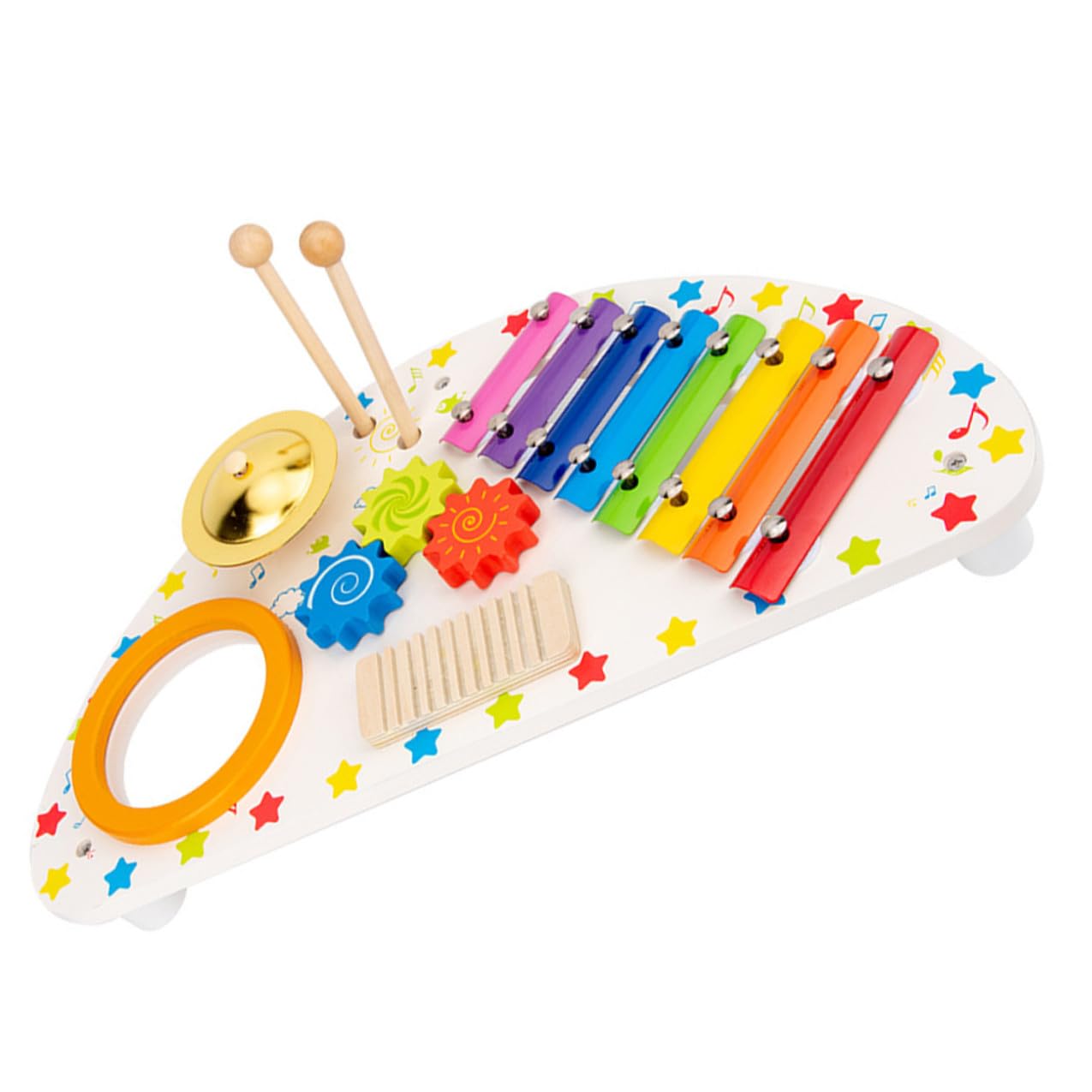 Didiseaon Giocattolo Musicale in Legno per Ragazzo Ragazza Strumento Percussione Educativo per Sviluppo Ritmo Regalo per Ragazzo Ragazza e Piccoli