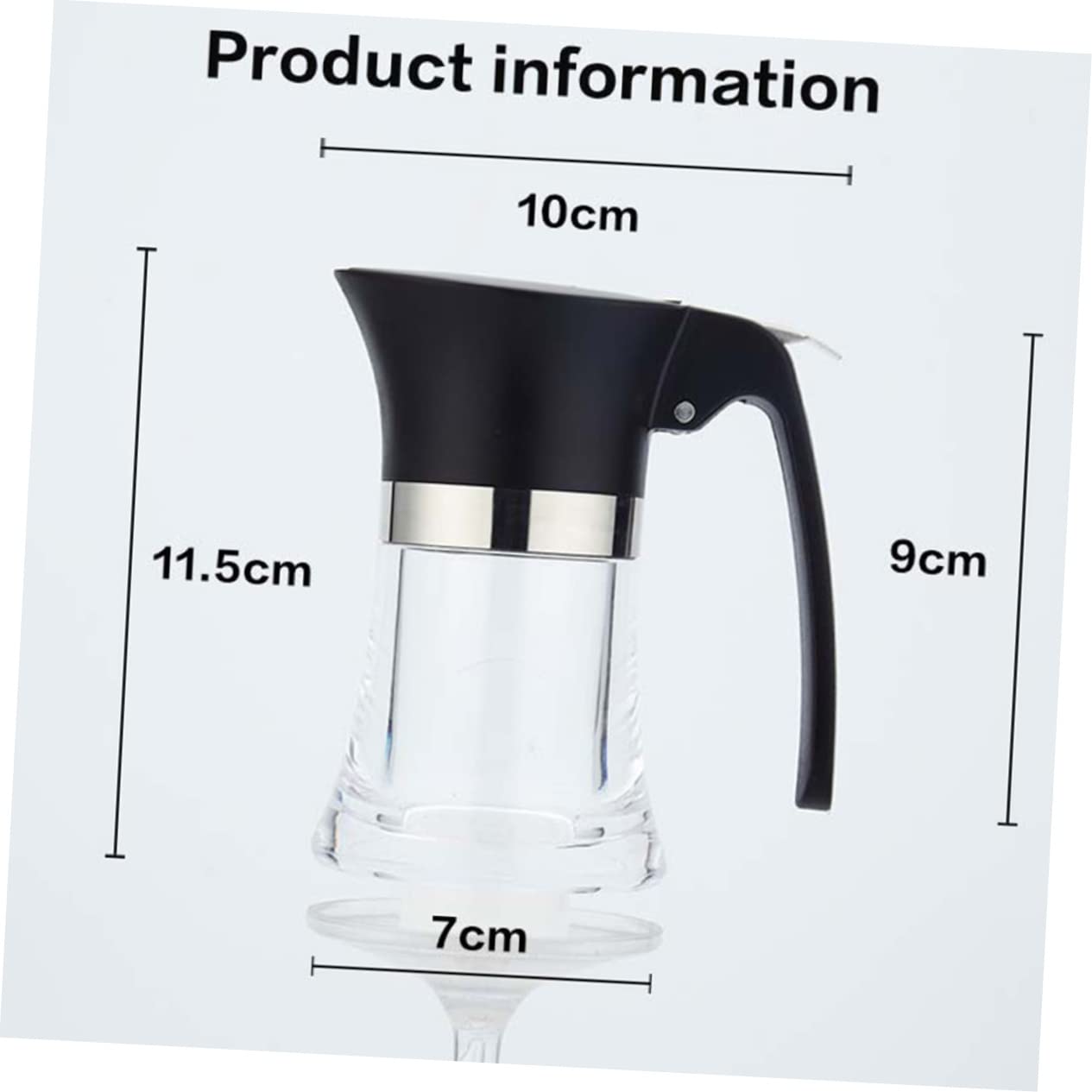 ABOOFAN Stainless Steel Syrup Container with Acrylic Lid Condiment Bottle for Syrup Honey and Vinegar Design for Kitchen Use and Food Grade Materials