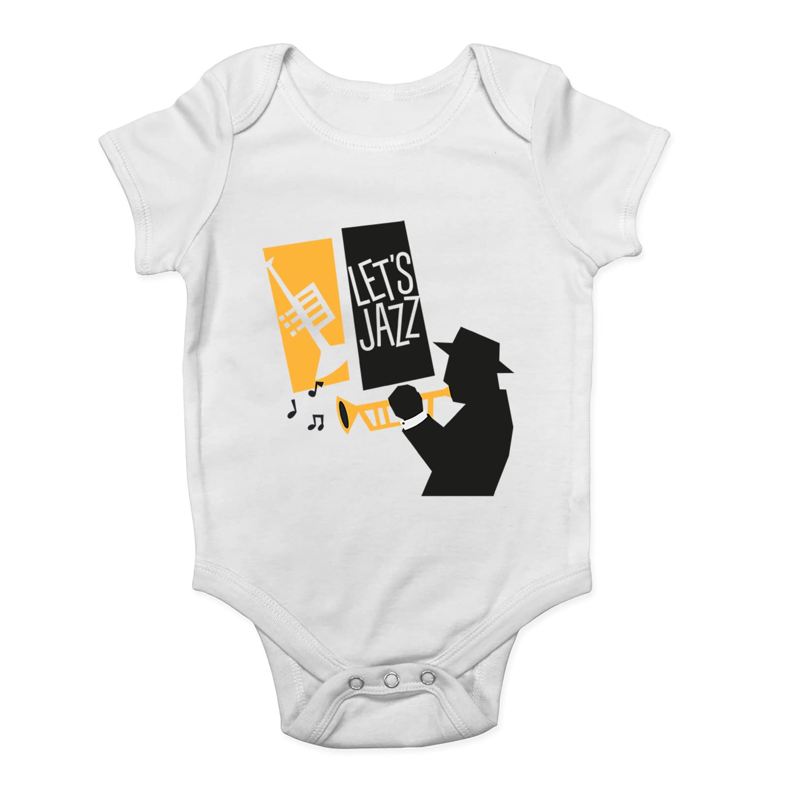 Shopagift Let's Jazz Baby Grow Vest Bodysuit Gift