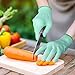 Evridwear Cut Resistant Gloves Food Grade Level 5 Kitchen Safety Protection (Medium, Green)