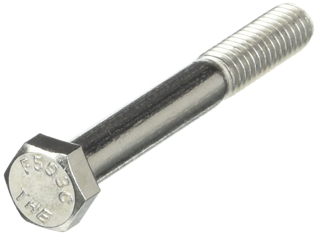 Vis à tête hexagonale 5/16-18 x 2-1/2 en acier inoxydable lot de 50