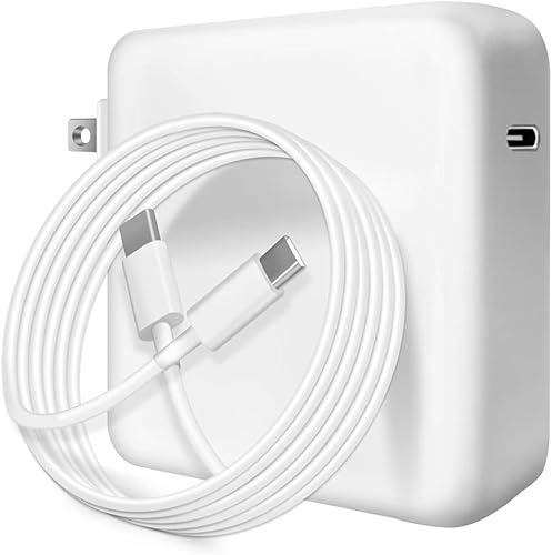Cargador para Mac Book Air Mac Book Pro 13 14 15 16 pulgadas 2025 2024 2023 2022 2021 2020, M1 M2 M3 M4 70 W USB C adaptador de corriente de 6.6