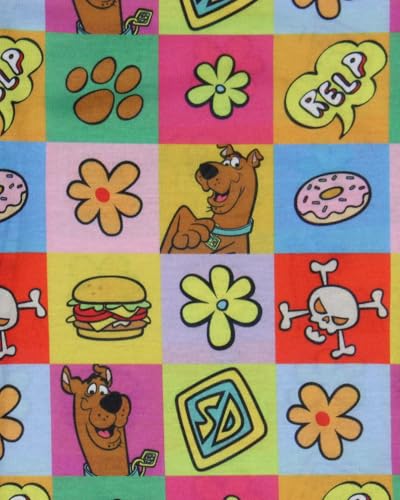 Scooby Doo Girls All Over Print Square Icons Lounge Sleepwear Pajama Pants4