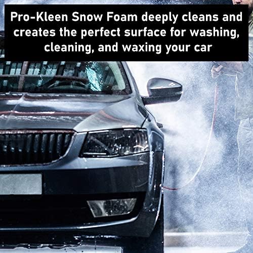 Pro-Kleen Snow Foam - Produces Thick Foam to Remove Dirt, Grime, Grease and More - pH Neutral - The Ultimate Pre Wash - Easy to Use Formula (Bubblegum Fragrance, 5 Litres)