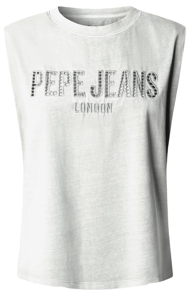 Pepe Jeans Women's Mirari T-Shirt, White (White), M