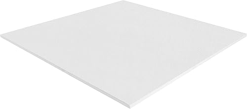 Simond Store Tabla de aislamiento de fibra de cerámica, 2300F, 12 pulgada x 23.6 pulgadas x 23.6 pulgadas, tablero de aislamiento térmico de fibra