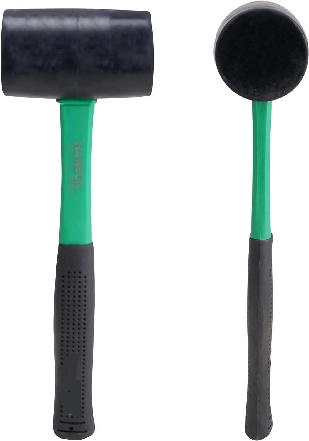 VENEKETY Professional Rubber Mallet Hammer Hanbon with Comfortable Grip Non-Slip Fiberglass Handle Soft Face Hammer for Tiles and Other Work 750G Black rubber head (Size: 500G) (B0CF28ZG8X) Amazon Price History, Amazon Price Tracker