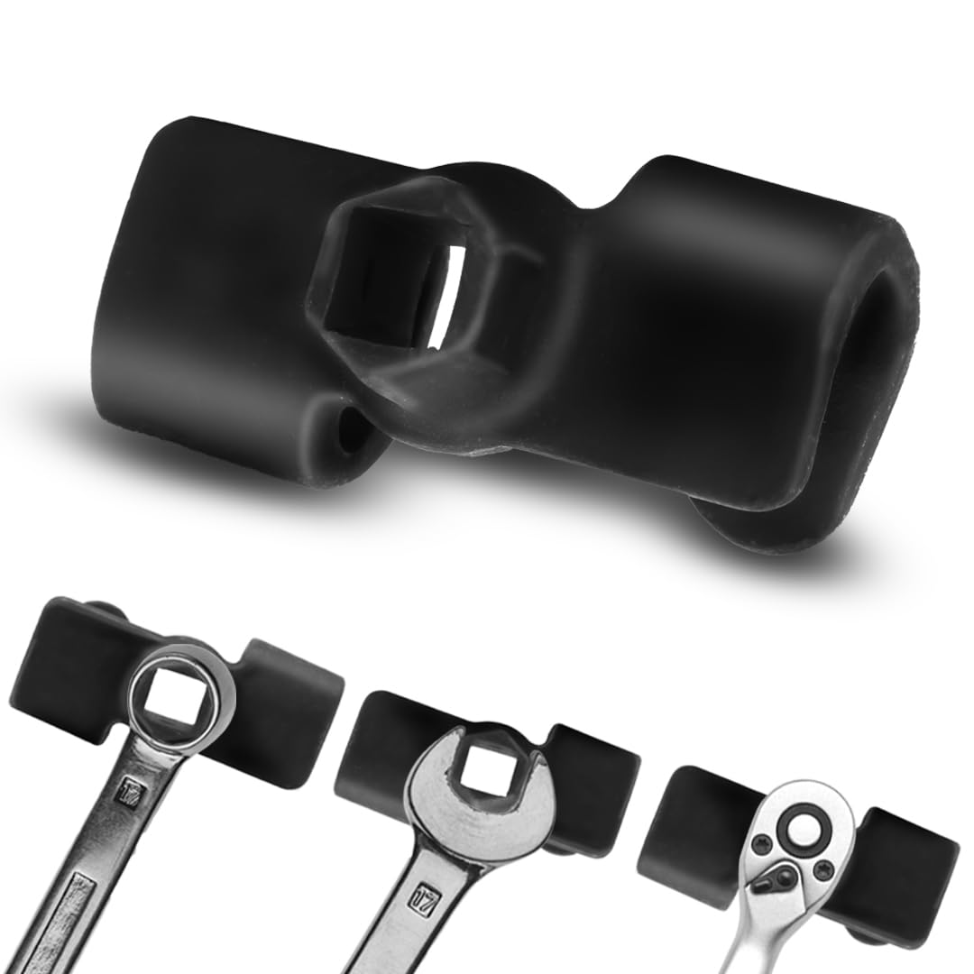 Universal Wrench Extender Tool Bar Adaptor for Garages, Repair Shops, DIY, Automotive - Extends Wrenches for Stubborn Nuts & Bolts - Black