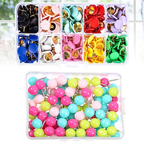 Conjunto de pinos de plástico coloridos Liobo 400 pçs com pinos coloridos para desenhar para calendá