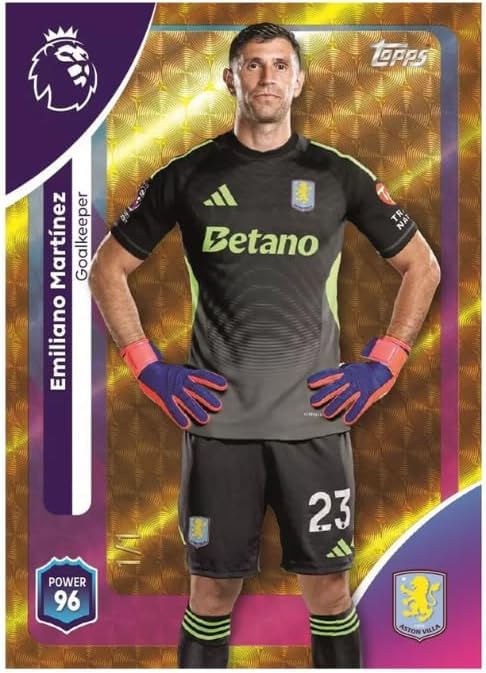 Topps Premier League 2025/26 Eco Pack - 25 Carte (2 Pacchetti Retail + Bonus 5 Carte + 2 Classiche LE Cards) + HeartGlobal Protezione Spedizione
