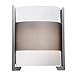 Access Lighting 20739LEDD-BRZ/OPL Iron Wall Sconce, Brushed Steel
