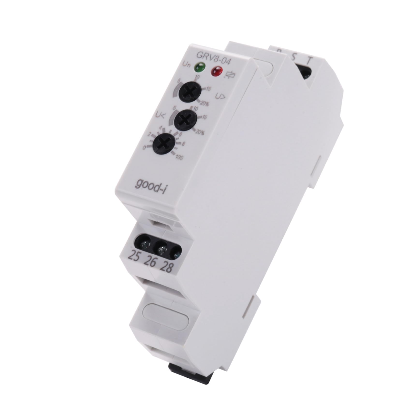 5X GRV8-04 M460 Relé de Monitoreo de Voltaje TrifáSico Secuencia de Fase ProteccióN de Falla de Fase Relé de Control de Voltaje