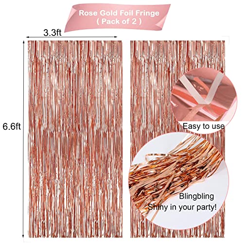Hgh BC-857 Rose Gold Birthday Party Decorations thumb #2
