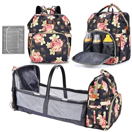 DTBG Large Diaper Bag for Travel, Diper Bag Backpack Baby Bags for Girls Boys Women Multifunctional Travel Diaper Waterproof Backpack with Portable Diaper Pad