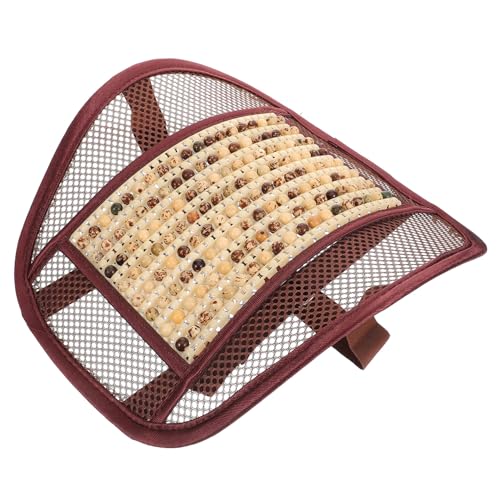 Support dorsal en perles de bois au bureau et en voiture Veemoon