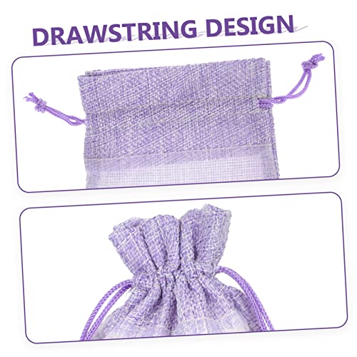 Bolsas de saquitos vacías de lavanda UKCOCO 10 piezas miniatura 7