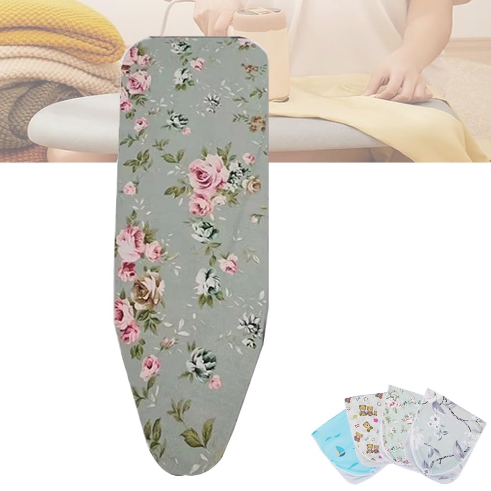Ironing board covers, 12x30 Inch, 15x48 Fits Standard Sizes, Heat Resistant(Blue,14x40 Inch(100x34cm))