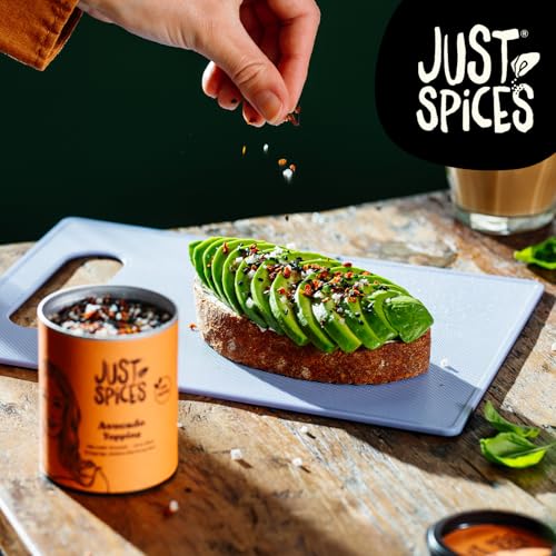 Just Spices Avocado Topping I Knuspriges Finish für jedes Avocado-Gericht mit Sesam I Gewürzdose, 60 g