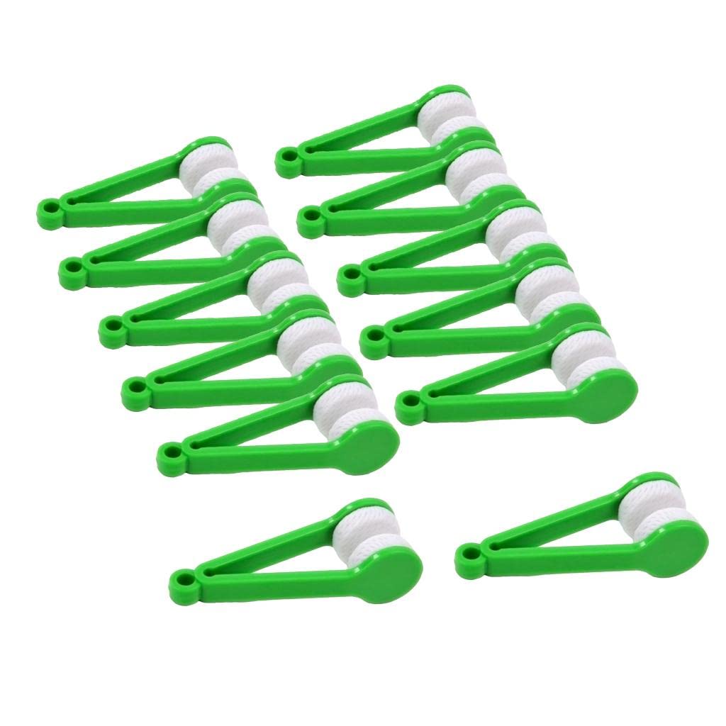 CALANDIS™ 24Pcs Eyeglass Microfiber Spectacles Cleaner Soft Brush Cleaning Tool Green | Other Vision Care | Vision Care-picture-15