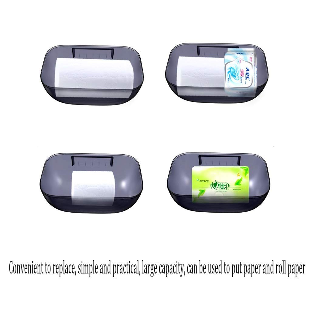 Tapas de Toallas de Papel Titular de Tejido Impermeable a Prueba de Agua Caja de Papel Higiénico Caja de Papel Higiénico Papel Higiénico Papel Higiénico Bandeja de Cajón Durable/Pink