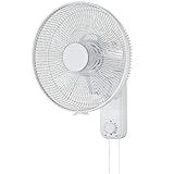 おおたけ 壁掛け扇風機, メカ式，引きひもタイプ, 羽根30cm, ホワイト, GF-W325T