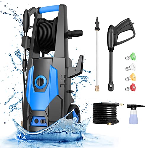 Suyncll Power Washer, Electric Pressure Washer 3.1GPM High Pressure