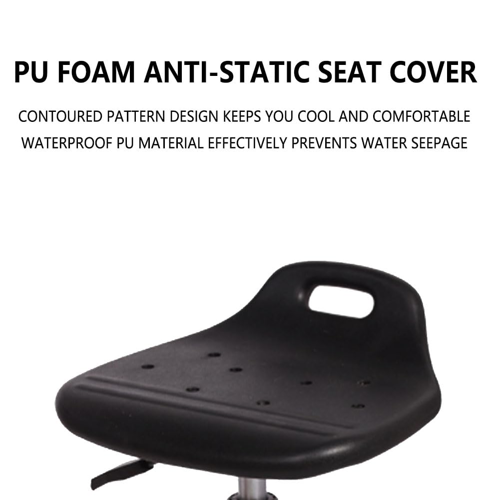 Siège Assis-Debout, Tabouret de Bureau Haut Assise Ergonomique avec Repose Pied Réglable pour Bureau et Tables Hautes B 1pc