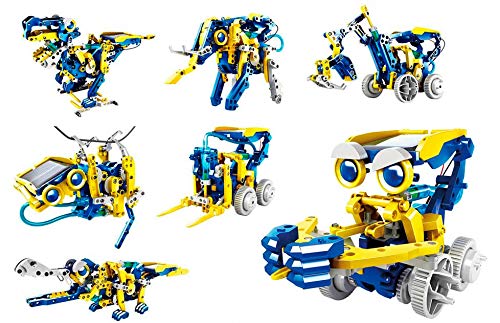 RC TECNIC Kit de Robótica Solar Multibots | Podrás Montar 11 Robots | Juguetes Robótica para Niños